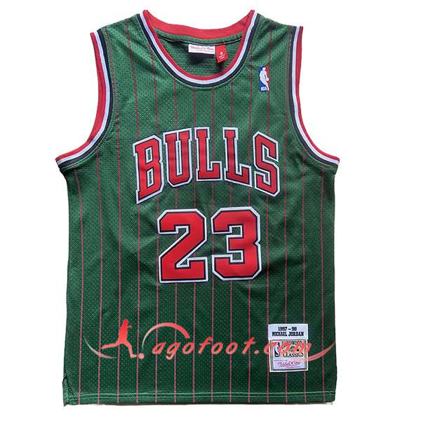 Maillot Chicago Bulls (JORDAN #23) 2024/25 Vert/Rouge
