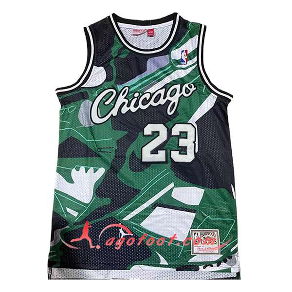 Maillot Chicago Bulls (JORDAN #23) 2024/25 Vert/Blanc