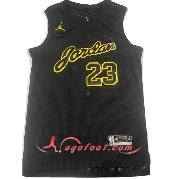 Maillot Chicago Bulls (JORDAN #23) 2024/25 Noir/Jaune