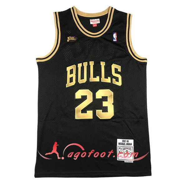 Maillot Chicago Bulls (JORDAN #23) 2024/25 Noir/Jaune -02