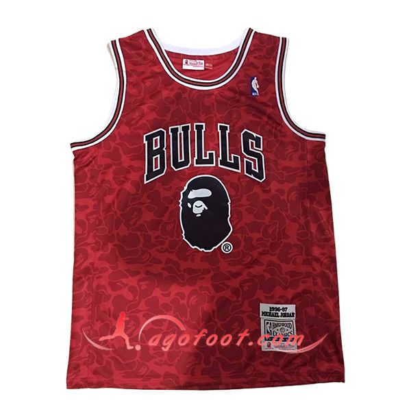 Maillot Chicago Bulls (JORDAN #23) 2024/25 Rouge/Noir -02