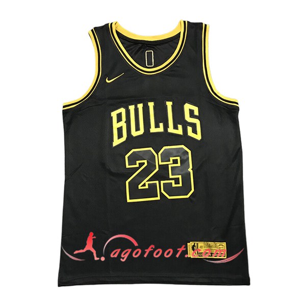 Maillot Chicago Bulls (JORDAN #23) 2024/25 Noir/Jaune -03