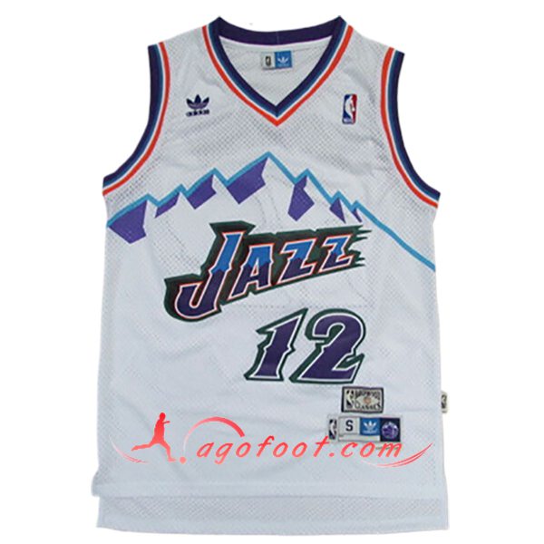 Maillot Utah Jazz (STOCKTON #12) 2024/25 Blanc