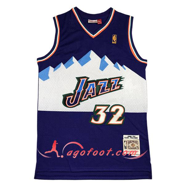 Maillot Utah Jazz (MALONE #32) 2024/25 Pourpre/Blanc -02