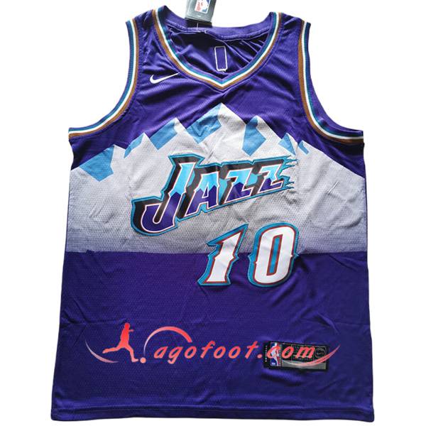 Maillot Utah Jazz (CONLEY #10) 2024/25 Pourpre/Blanc