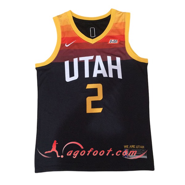 Maillot Utah Jazz (INGLES #2) 2024/25 Noir/Jaune