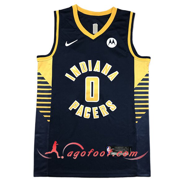 Maillot Indiana Pacers (HALIBURTON #0) 2024/25 Bleu Foncé