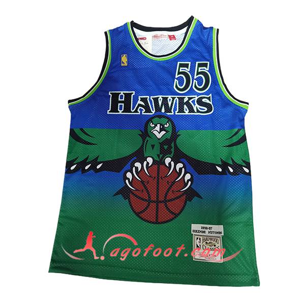 Maillot Atlanta Hawks (MUTOMBO #55) 2024/25 Vert/Bleu