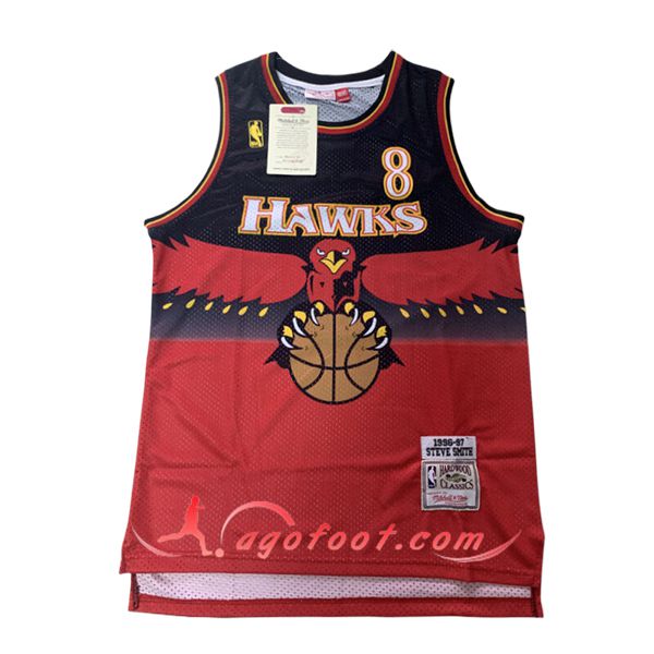 Maillot Atlanta Hawks (SMITH #8) 2024/25 Rouge/Noir