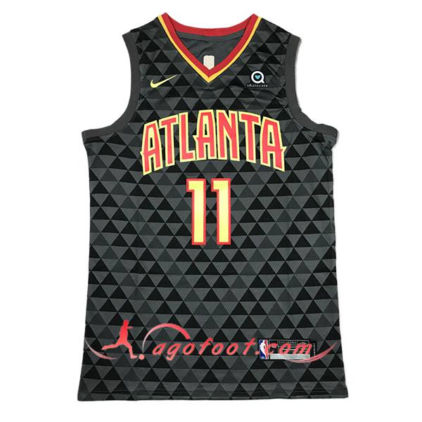 Maillot Atlanta Hawks (YOUNG #11) 2024/25 Noir