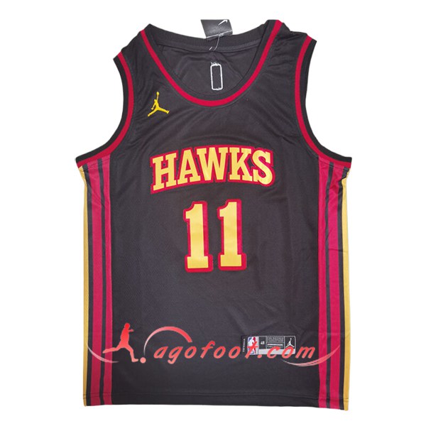 Maillot Atlanta Hawks (YOUNG #11) 2024/25 Noir/Rouge