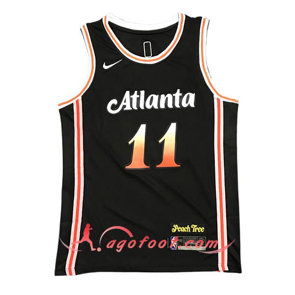 Maillot Atlanta Hawks (YOUNG #11) 2024/25 Noir -03