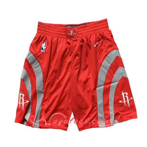 Shorts NBA Houston Rockets 2024/25 Rouge/Gris