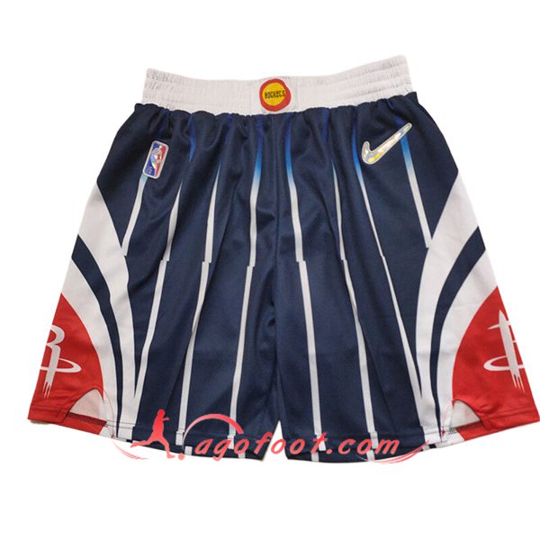 Shorts NBA Houston Rockets 2024/25 Bleu/Rouge