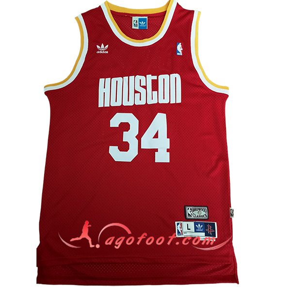 Maillot Houston Rockets (OLAJUWON #34) 2024/25 Rouge