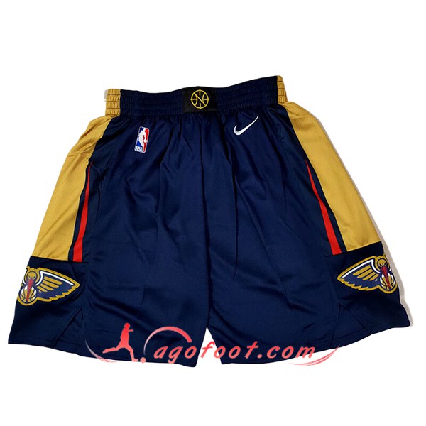 Shorts NBA New Orleans Pelicans 2024/25 Bleu/Jaune