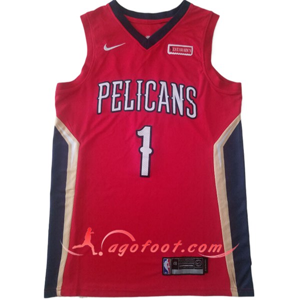 Maillot San New Orleans Pelicans (WILLIAMSON #1) 2024/25 Rouge/Bleu