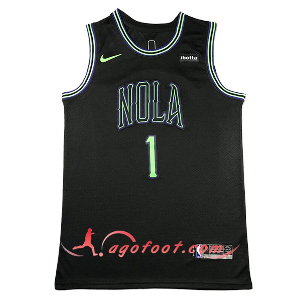 Maillot San New Orleans Pelicans (WILLIAMSON #1) 2024/25 Noir/Vert
