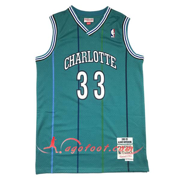 Maillot Charlotte Hornets (MOURNING #33) 2024/25 Vert
