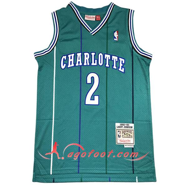 Maillot Charlotte Hornets (JOHNSON #2) 2024/25 Vert