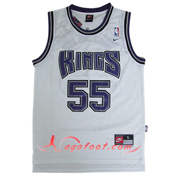 Maillot Sacramento Kings (WILLAMS #55) 2024/25 Blanc/Pourpre