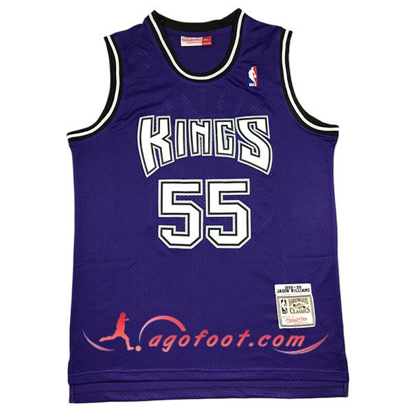 Maillot Sacramento Kings (WILLAMS #55) 2024/25 Pourpre/Blanc