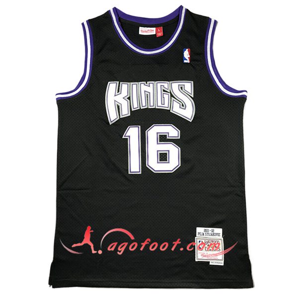 Maillot Sacramento Kings (STOJAKOVIC #16) 2024/25 Noir/Blanc