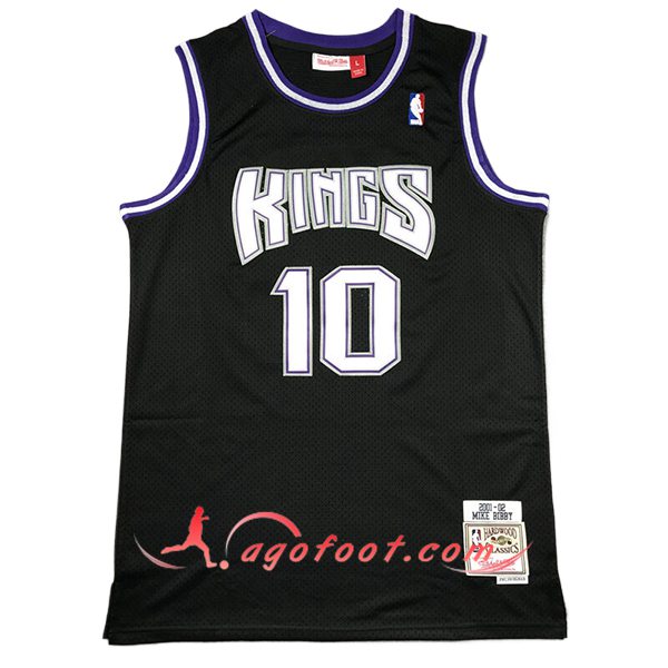 Maillot Sacramento Kings (BIBBY #10) 2024/25 Noir/Blanc