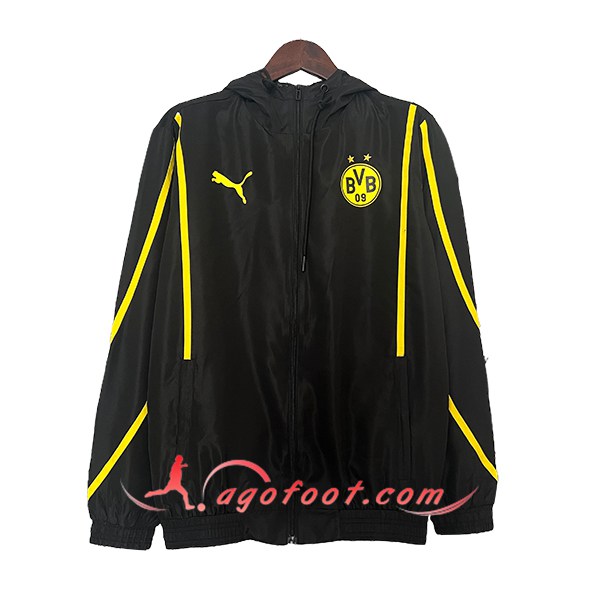 Coupe-Vent Dortmund Noir/Jaune 2024/2025