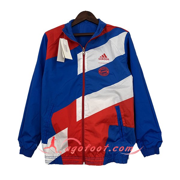 Coupe-Vent Bayern Munich Bleu/Rouge/Blanc 2024/2025