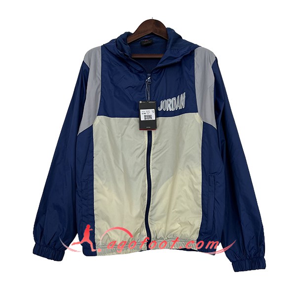 Coupe-Vent Jordan Bleu/Beige/Gris 2024/2025