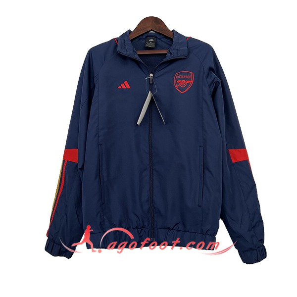Coupe-Vent Arsenal Bleu/Rouge 2024/2025 -02