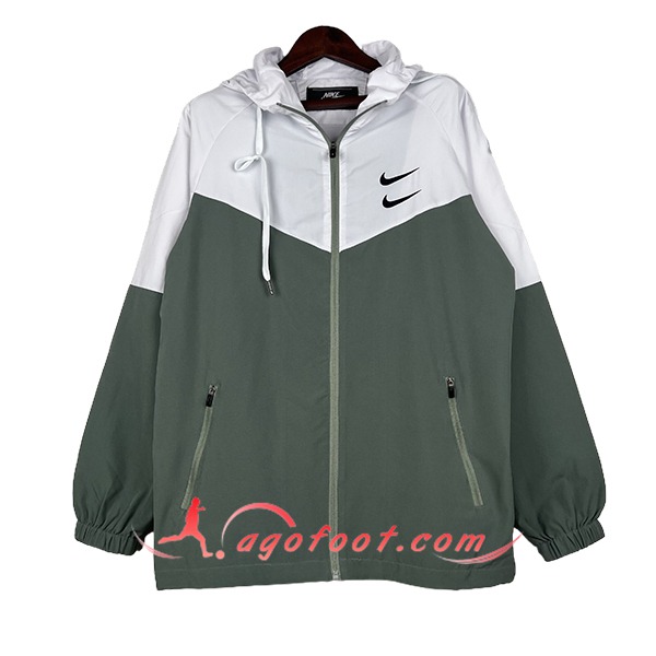 Coupe-Vent Nike Vert/Blanc 2024/2025 -03