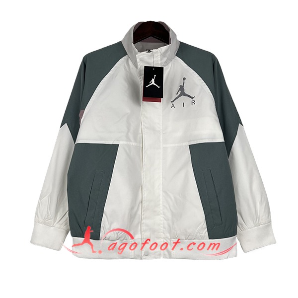 Coupe-Vent Jordan Blanc/Vert 2024/2025