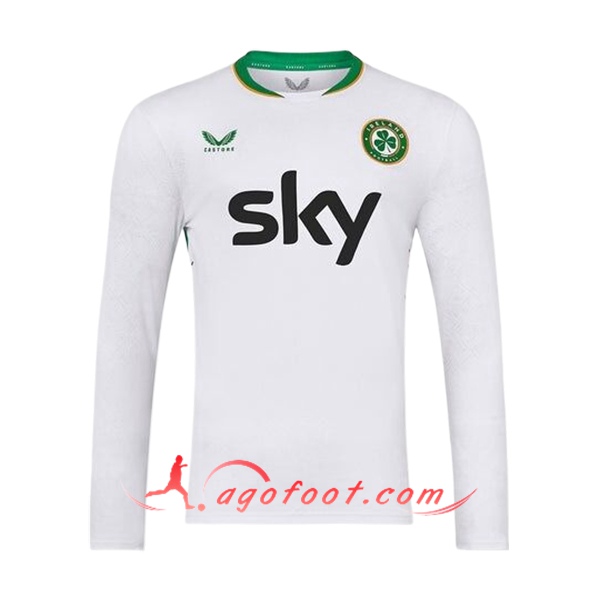 Nouveau Maillot Equipe Foot Irlande Manches Longues Exterieur 2024/2025
