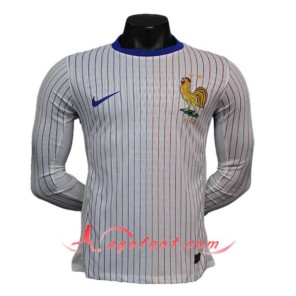 Maillot Equipe Foot France Exterieur Manches Longues 2024/2025