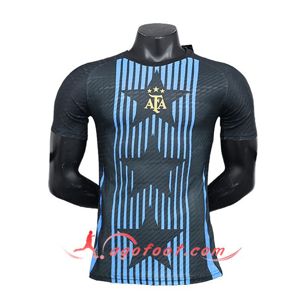 Maillot Equipe Foot Argentine Special Edition Noir/Bleu 2024/2025