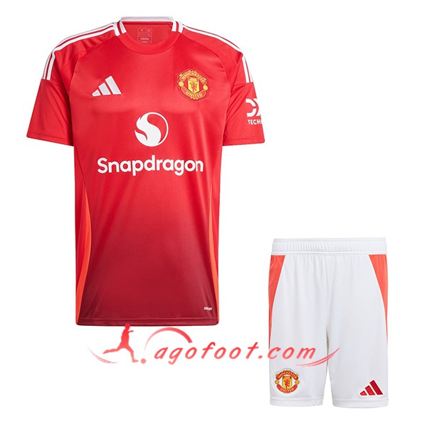 Ensemble Maillot Manchester United Domicile + Short 2024/2025