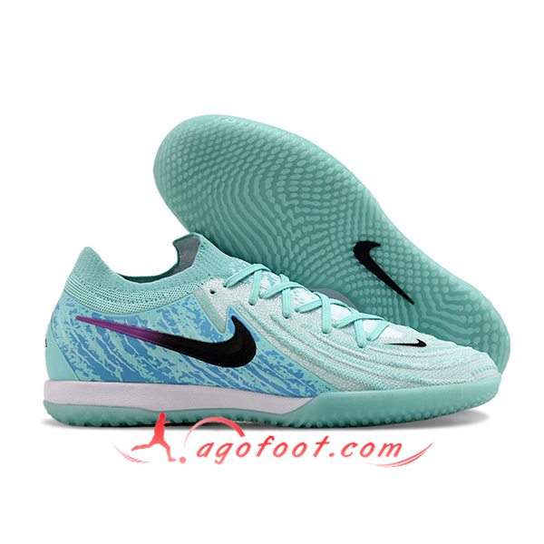 Nike Chaussures de Foot Phantom GX II Elite IC Vert/Noir