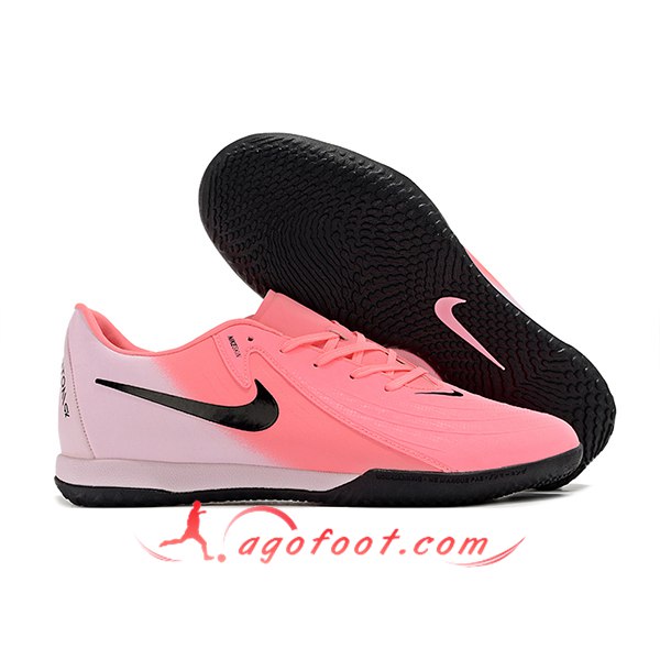 Nike Chaussures de Foot Phantom GX II ACAD LV8 IC Rose/Noir