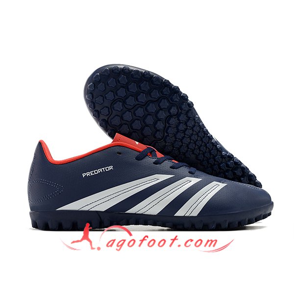 Adidas Chaussures de Foot Predator Club TF Bleu/Blanc