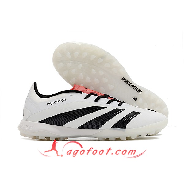 Adidas Chaussures de Foot PREDATOR 24 ELITE TF BOOTS39 Blanc/Noir