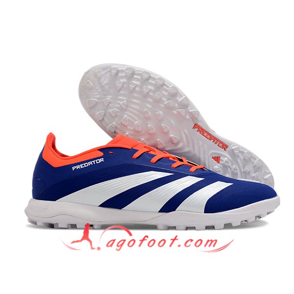 Adidas Chaussures de Foot PREDATOR 24 ELITE TF BOOTS39 Bleu/Blanc/Orange