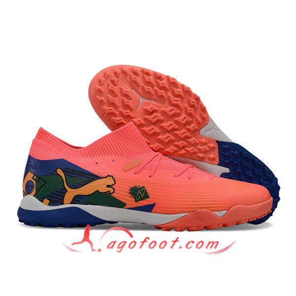 PUMA Chaussures de Foot FUTURE 7 ULTIMATE TF Orange/Noir