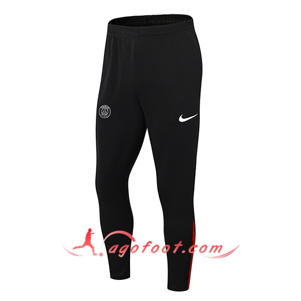 Pantalon Foot PSG Noir/Rouge 2024/2025