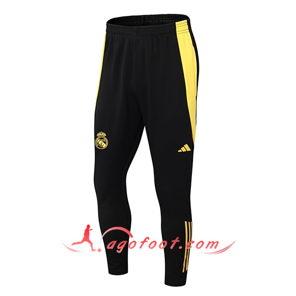 Pantalon Foot Real Madrid Noir/Jaune 2024/2025