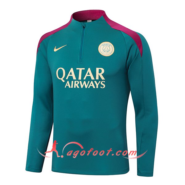 Sweatshirt Training PSG Bleu/Pourpre 2024/2025