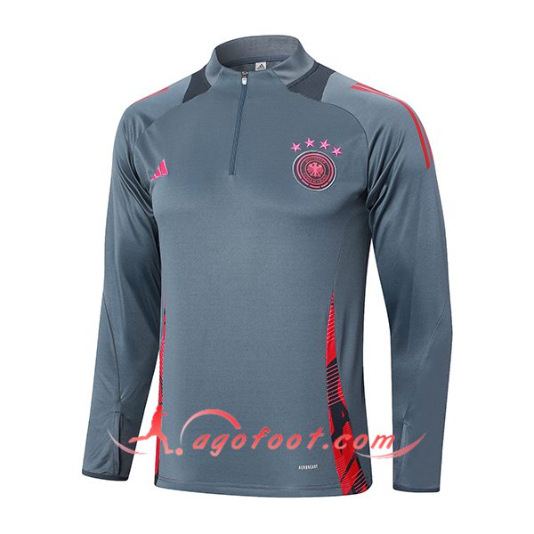 Sweatshirt Training Allemagne Gris/Rose 2024/2025