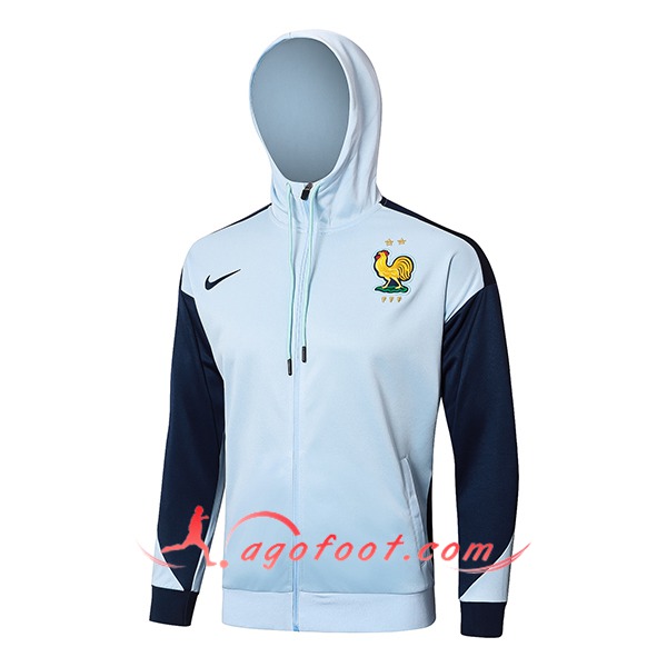 Veste A Capuche France Bleu 2024/2025