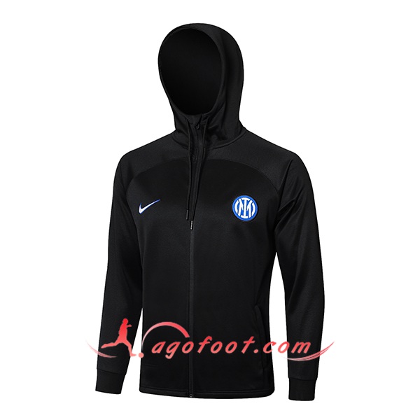 Veste A Capuche Inter Milan Noir 2024/2025